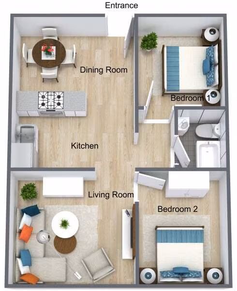 Ashland 2x1 110 110 floor plan